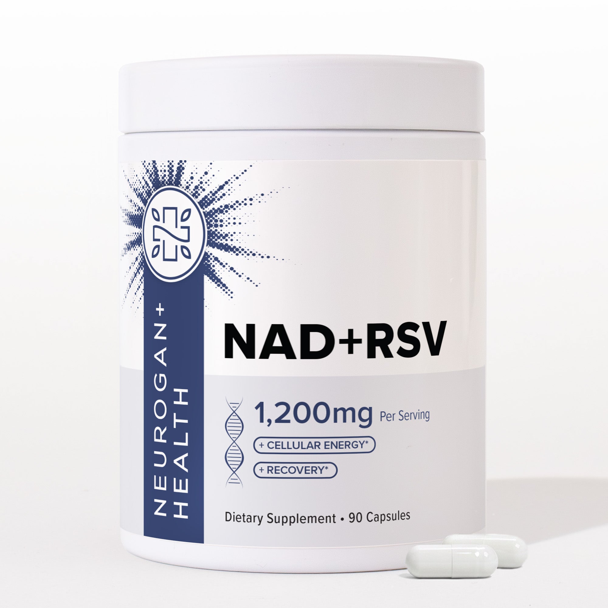 NAD + Resveratrol Capsules bottle